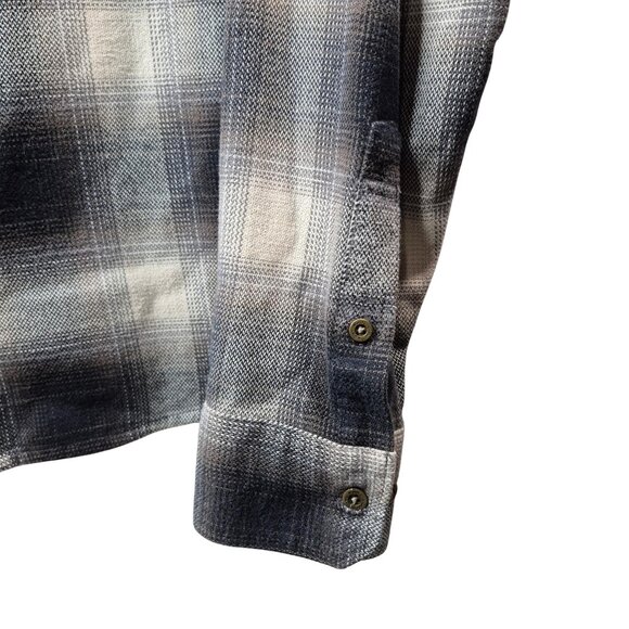 Kuhl Mens Law Flannel Shirt Size XL Button Down Shirt Long Sleeve Gray Outdoor - Picture 4 of 8